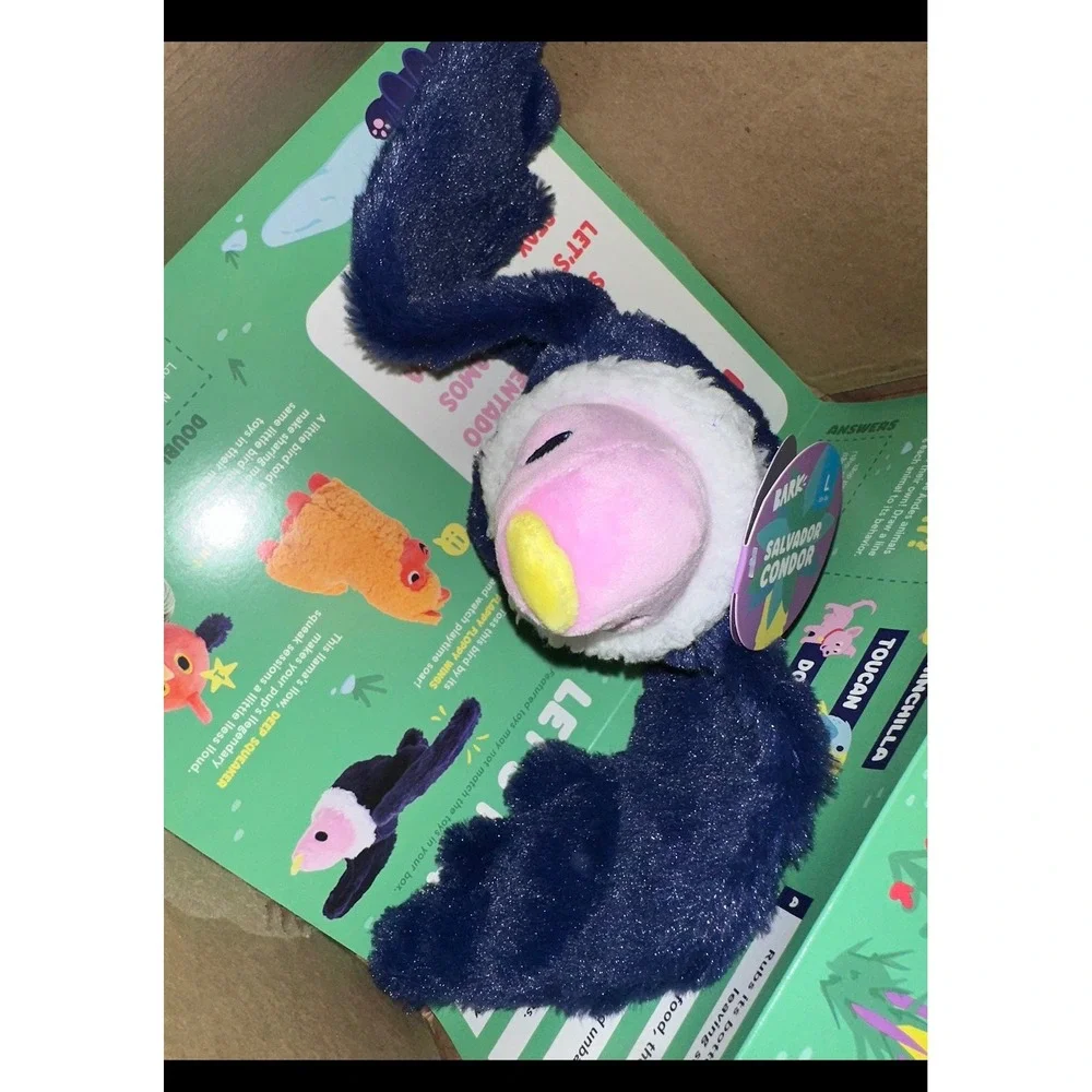 BarkBox bark box Salvador Condor Large Dog Toy Plush Squeaker Andes‎ Animals